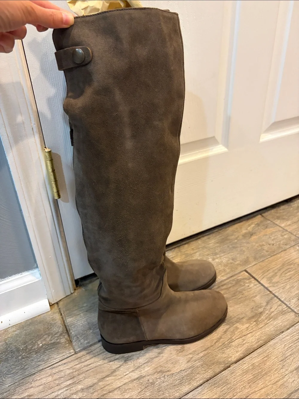 Alberto Fermani Gray Suede Over-the-Knee Boots Women’s size 36
